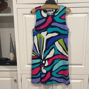 Like New Jude Connally Multicolor Abstract Mini Dress